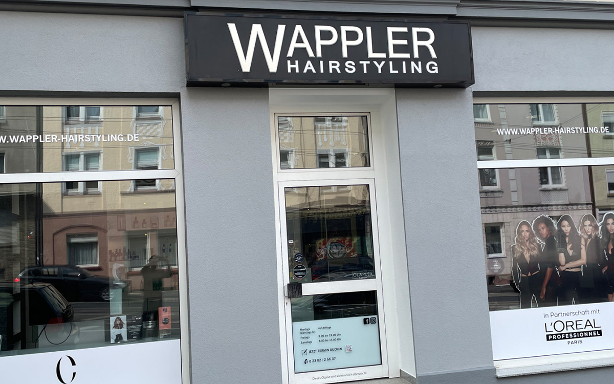 Empfang im Salon Wappler Hairstyling